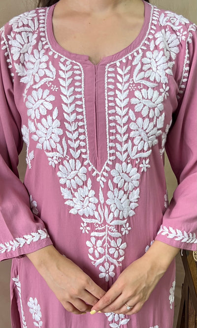 Raaha Premium Long Rayon Straight Kurta