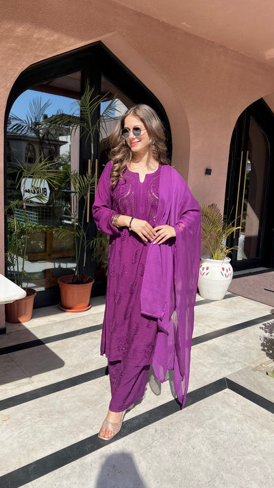 Chandani Premium Rayon Mukaish Work Kurta Set
