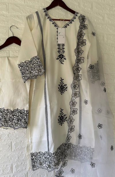 Premium Noor Roman Silk Kurta Set