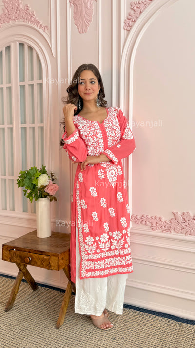 AAYAT PREMIUM LONG MODAL STRAIGHT KURTA