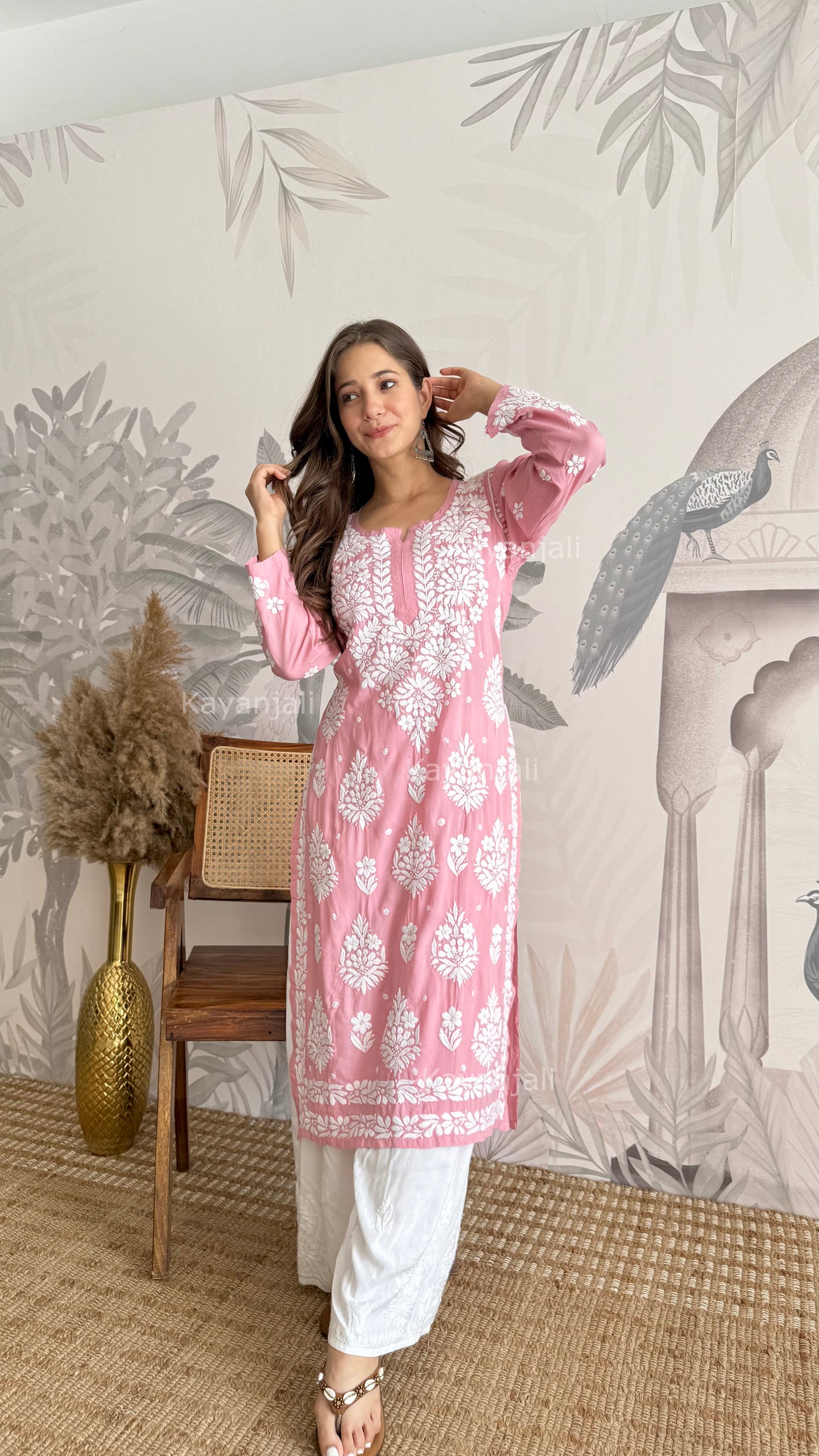 RAABTA PREMIUM DESIGNER LONG MODAL STRAIGHT KURTA