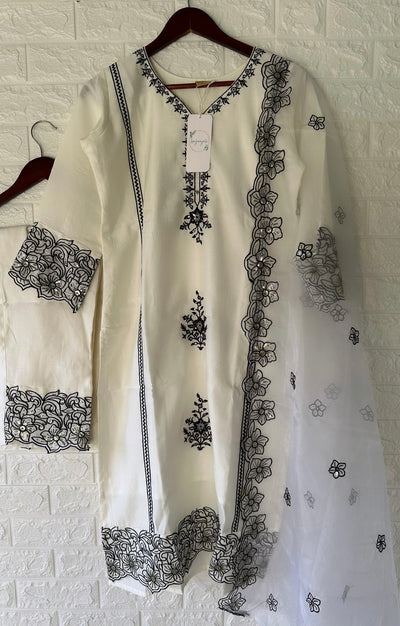 Premium Noor Roman Silk Kurta Set