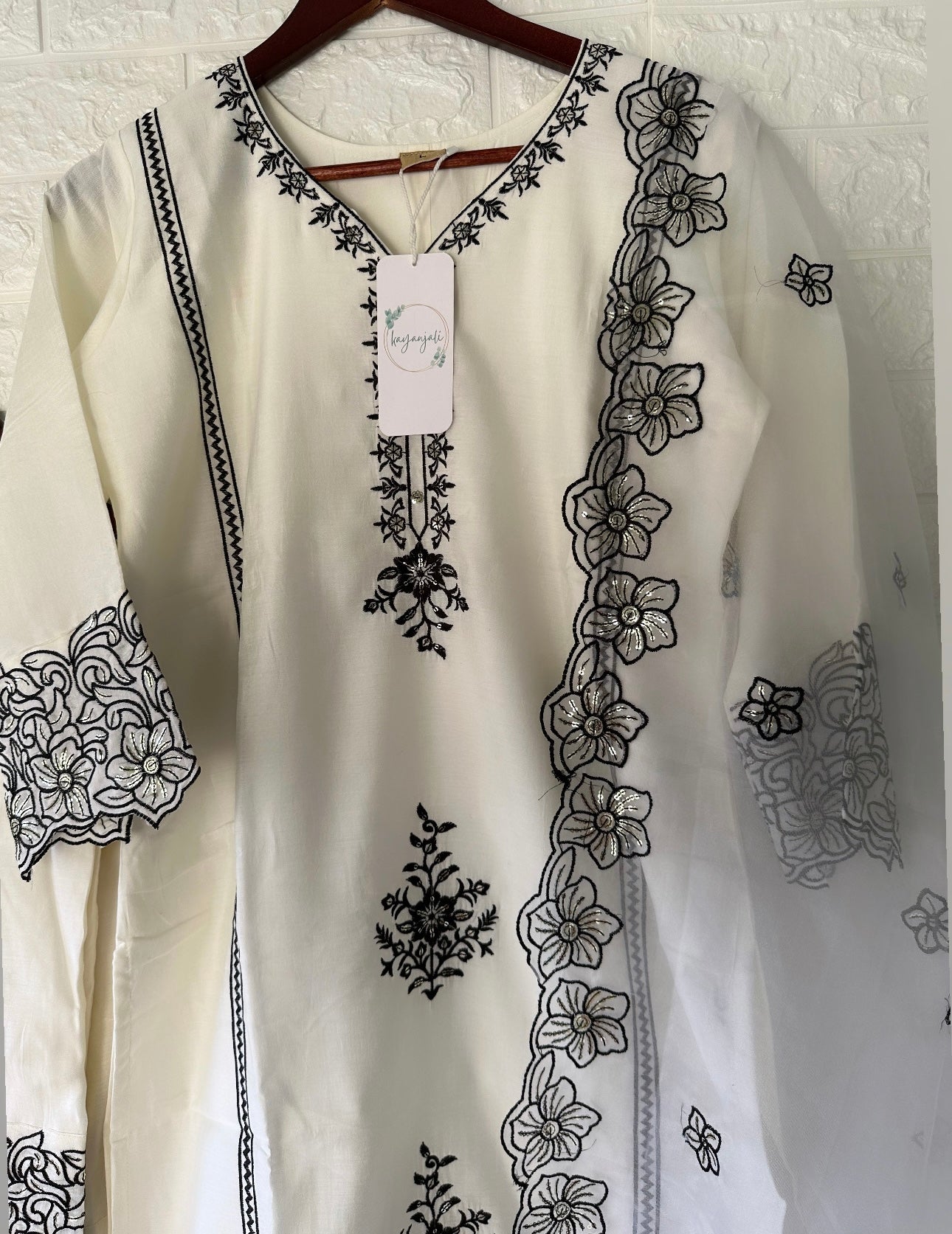 Premium Noor Roman Silk Kurta Set