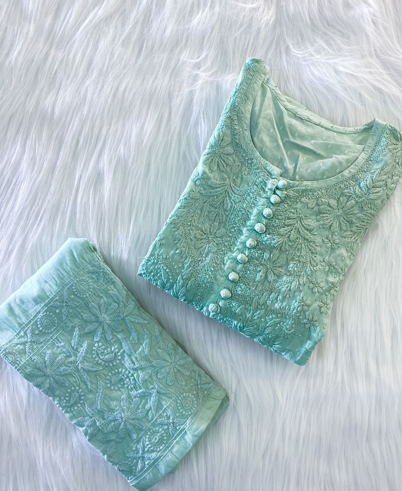 GUL Pista GREEN HANDCRAFTED COTTON CO-RD SET