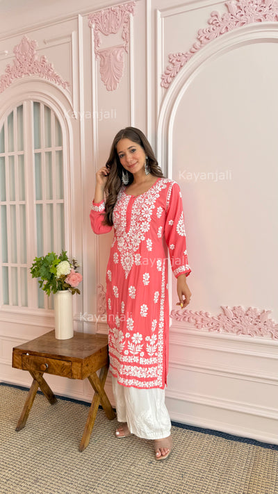 AAYAT PREMIUM LONG MODAL STRAIGHT KURTA