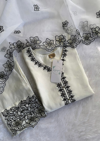 Premium Noor Roman Silk Kurta Set