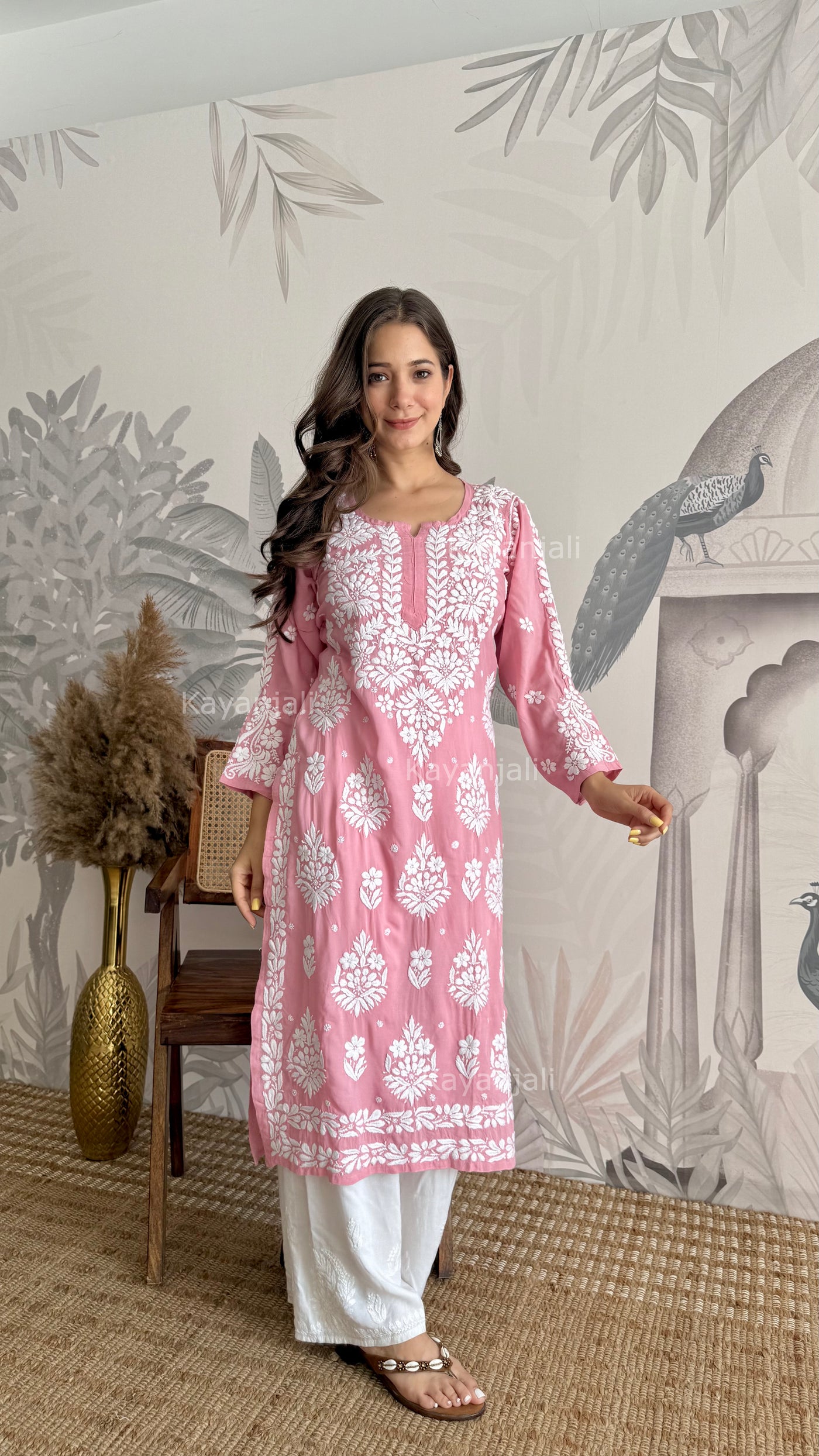 RAABTA PREMIUM DESIGNER LONG MODAL STRAIGHT KURTA