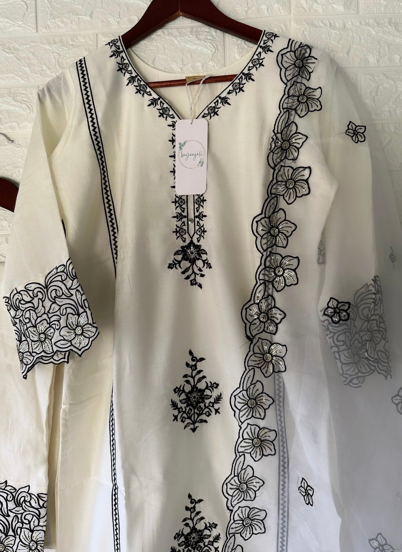 Premium Noor Roman Silk Kurta Set