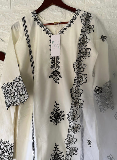 Premium Noor Roman Silk Kurta Set